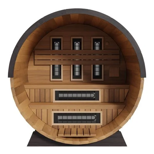 Finnmark Cedar Combination Barrel Sauna FD-6 · supplier image
