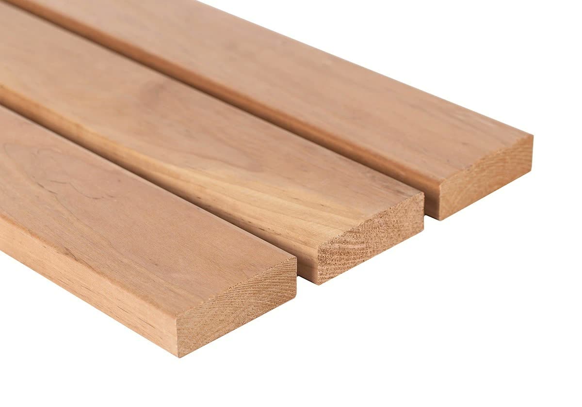 Thermo Alder material reference; profile dimensions are listed separately