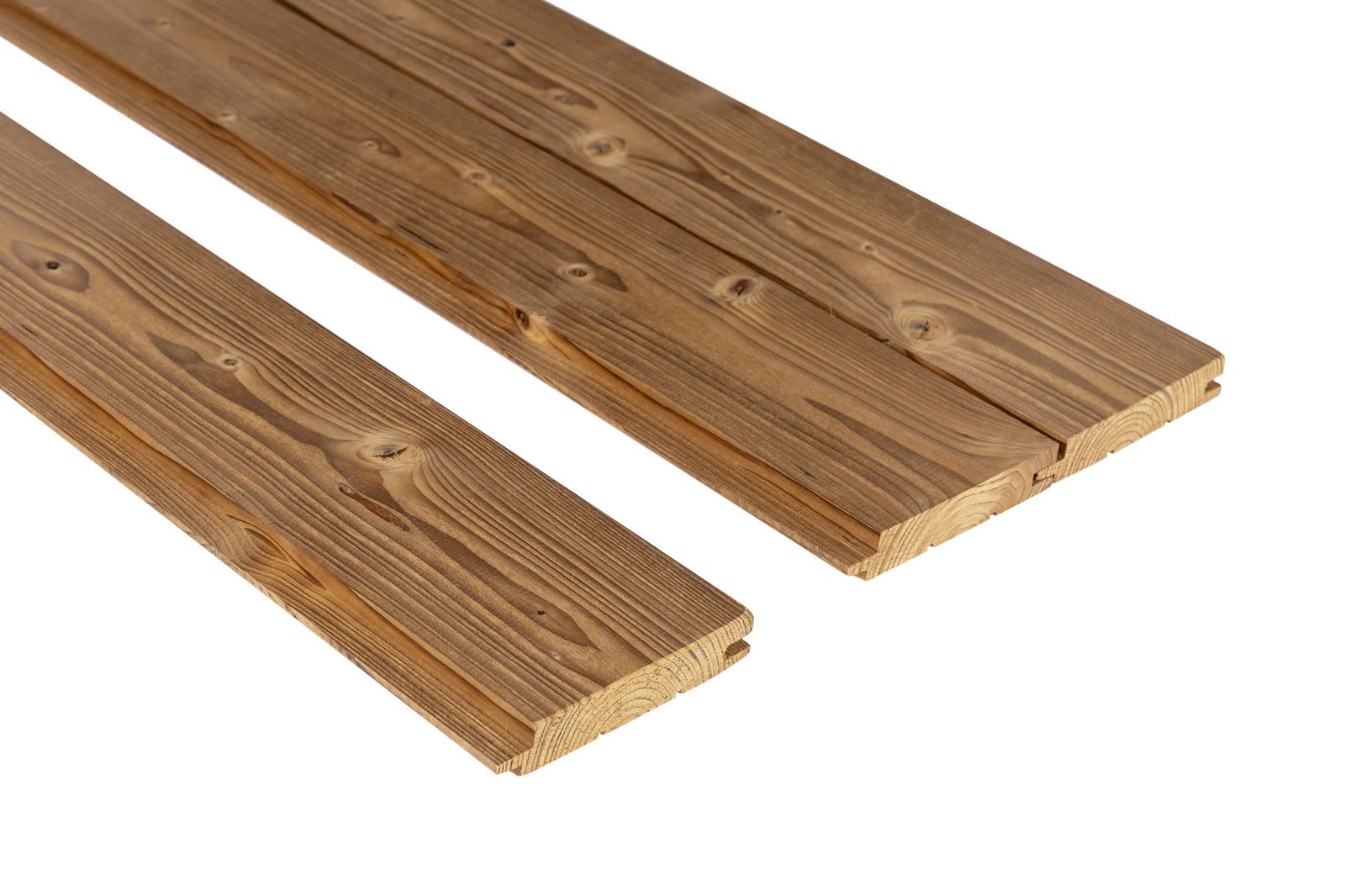 Thermo Spruce material reference; profile dimensions are listed separately