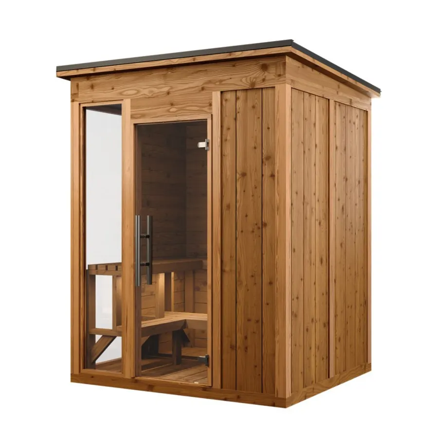 Thermory Mod4 traditional outdoor sauna cabin